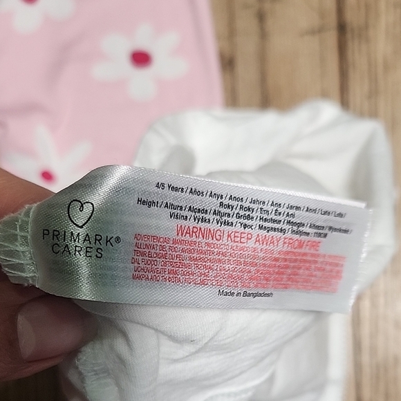 btween Cream and Pink Floral Kids Set - Picture 5 of 5